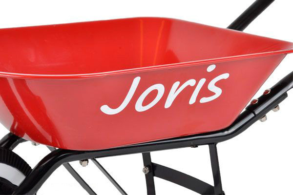 Stickerset Loady (2x) met eigen naam WIT